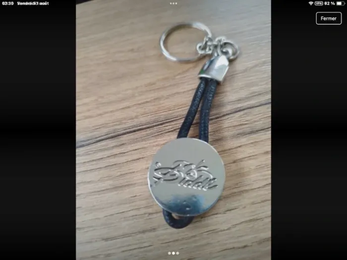 Vintage porte clés ackaturbo diddl - photo numéro 2