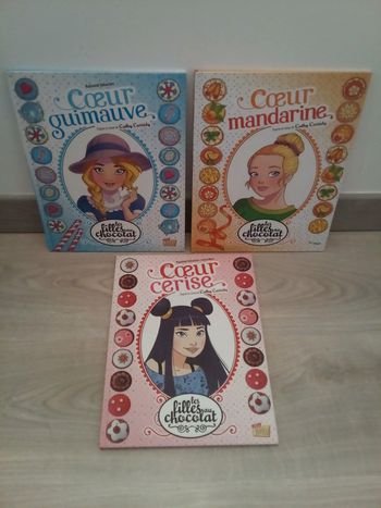 Lot de 3 bd les filles au chocolat 🍫.