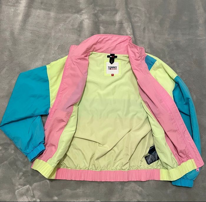 Coupe-vent Tommy Jeans vintage 90's pastel - Cropped - XS - photo numéro 3