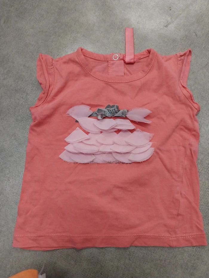 tee shirt fille 18 mois
