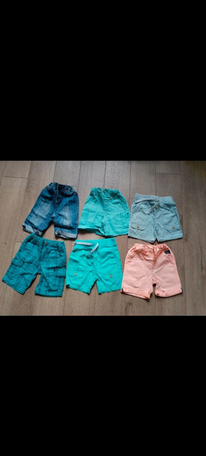 Lot de 6 shorts 24 mois