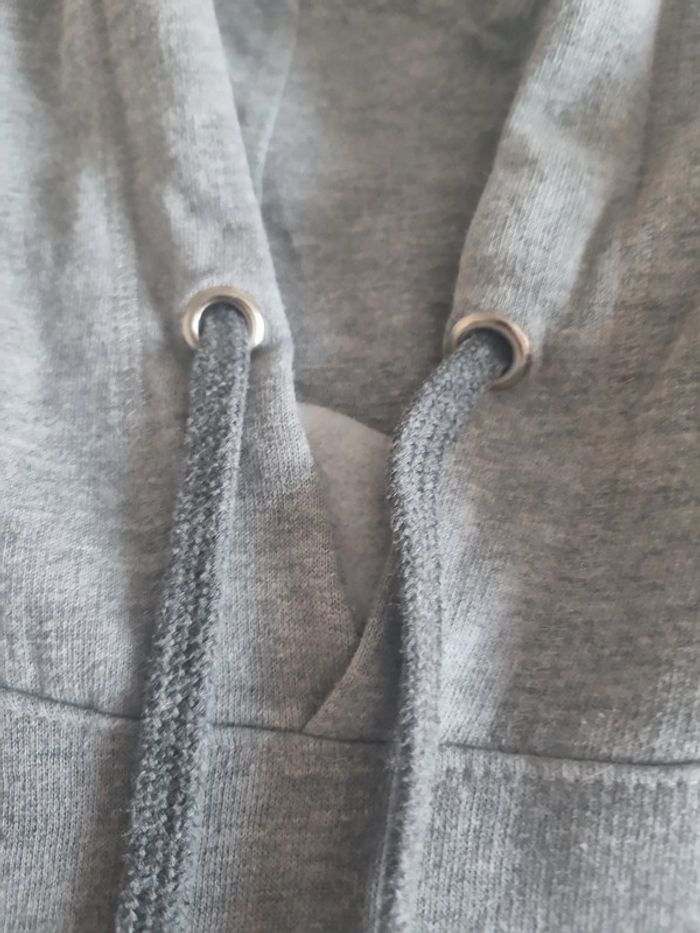 Sweat à capuche original unisexe - Taille L / 40 - Haribo - Gris floqué Haribo - photo numéro 10
