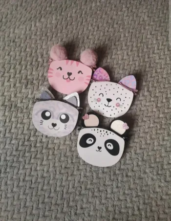 Lot de barrettes animaux
