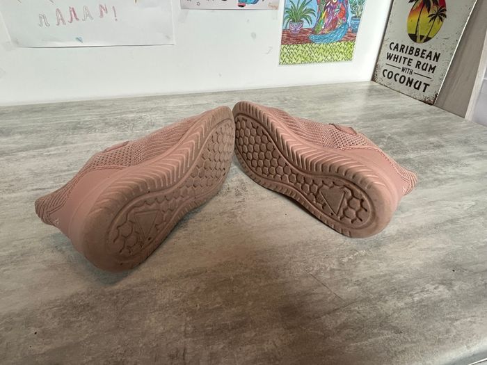 chaussures baskets kappa fille rose pale taille 32 - photo numéro 3
