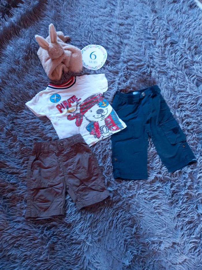 Ensemble été garçon pirate 6 mois