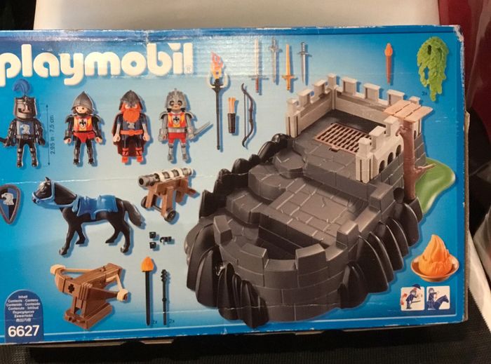 Playmobil Knights 6627 boîte VIDE bastion chevaliers moyen âge - photo numéro 5