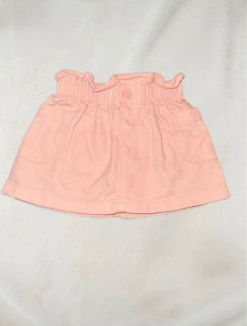 🌷Magnifique jupe en jean rose bébé fille taille 6 mois🌷
