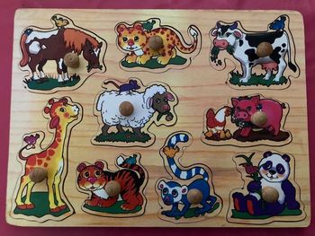 Puzzle encastrement gros boutons