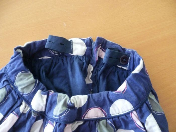 jupe bleue ronds - photo numéro 5