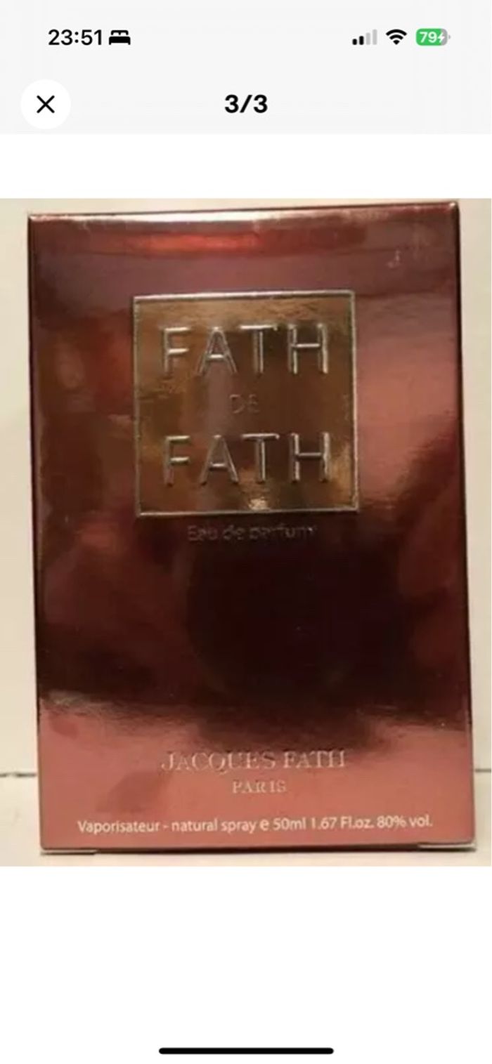 Rare Parfum Fath de Fath - Jacques Fath - Eau de Parfum 50ml