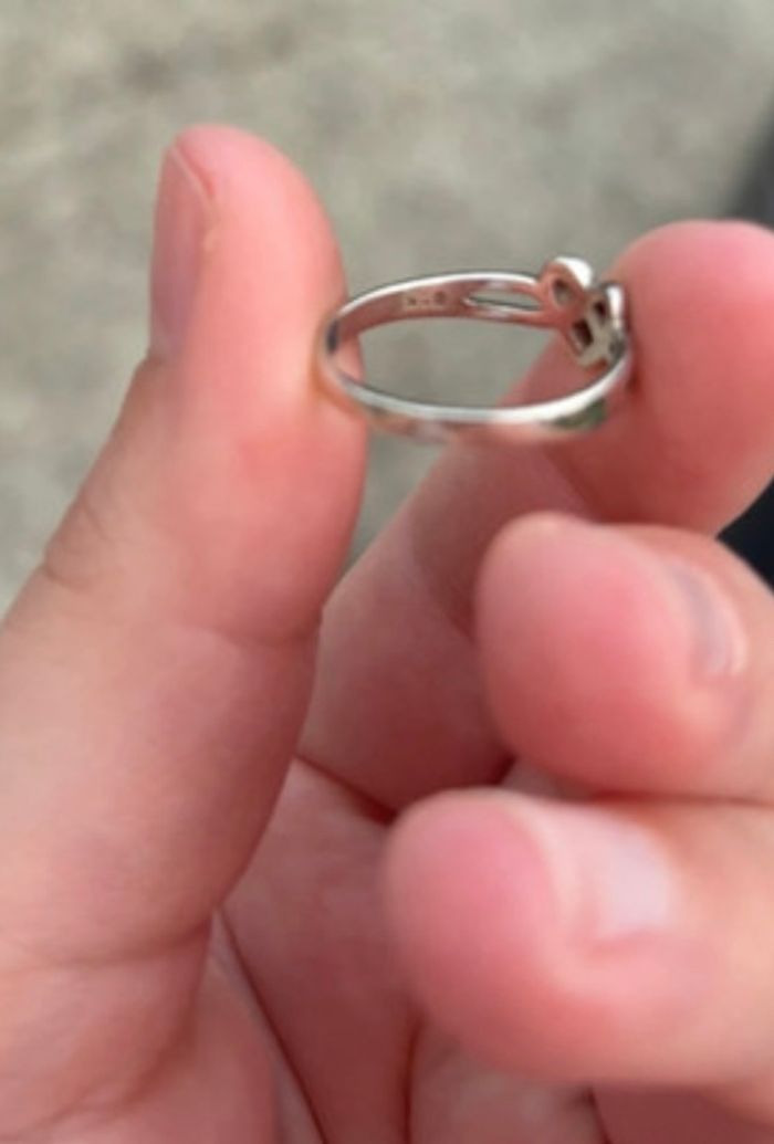Bague en argent cœur infinie - photo numéro 2
