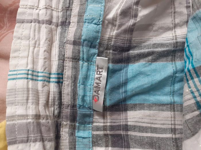 Blouse chemise à carreaux S - photo numéro 3