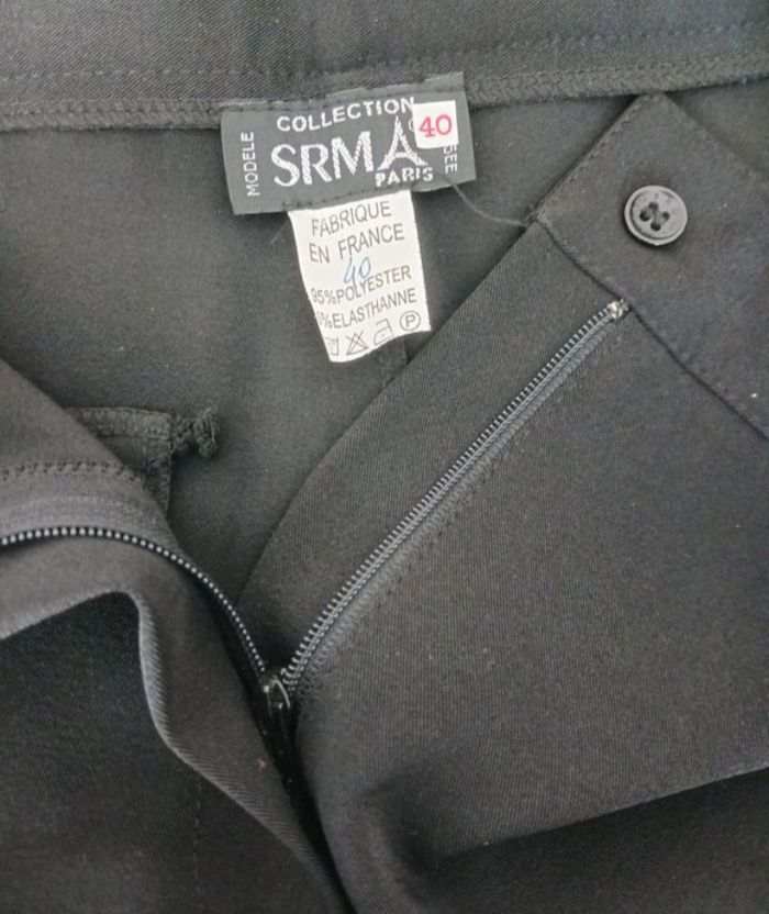 Pantalon noir, Fabriqué en France - photo numéro 3