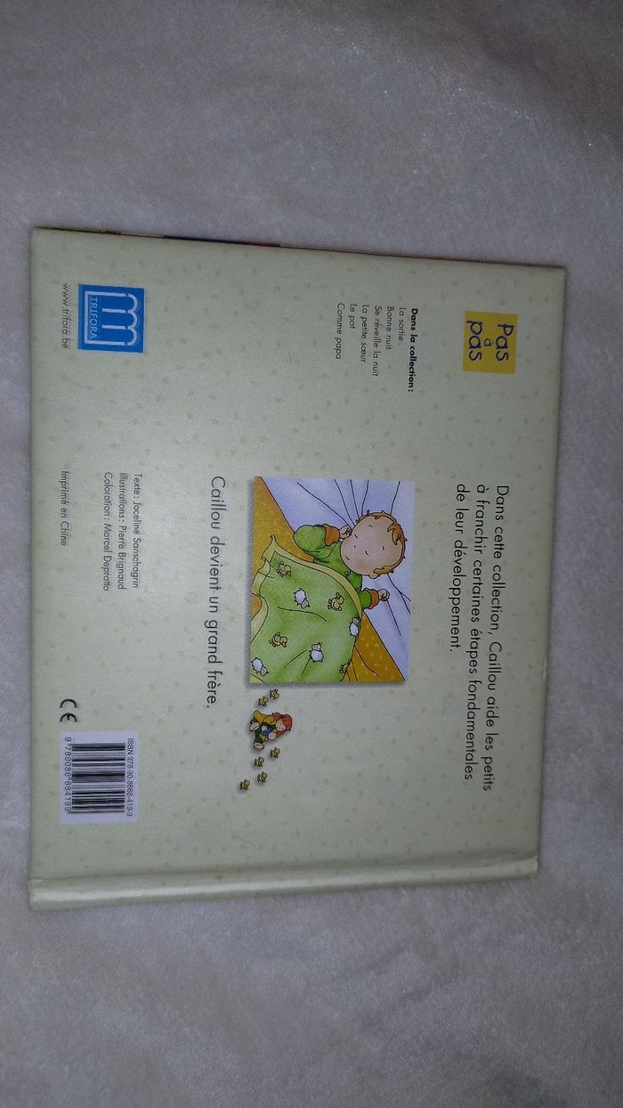 Livre caillou la petite sœur - photo numéro 2