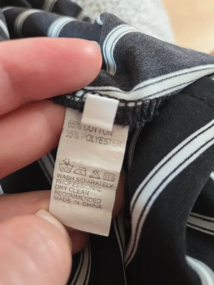 Short fluide à rayures noires et blanches - photo numéro 6