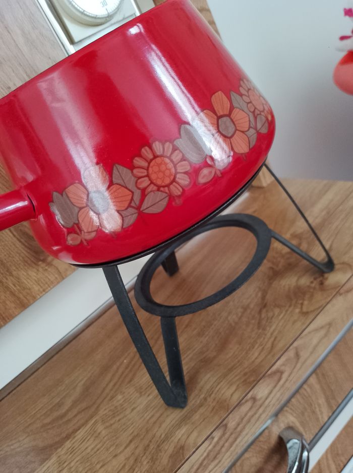 Appareil réchaud à fondue vintage 70's - photo numéro 2