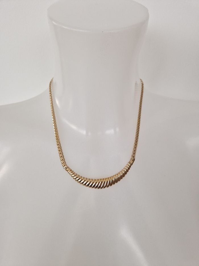Collier vintage dorée - photo numéro 2