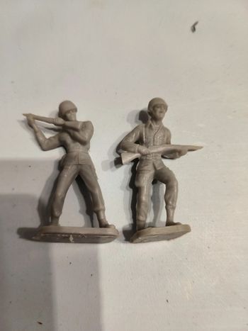 Figurine vintage soldats maquette