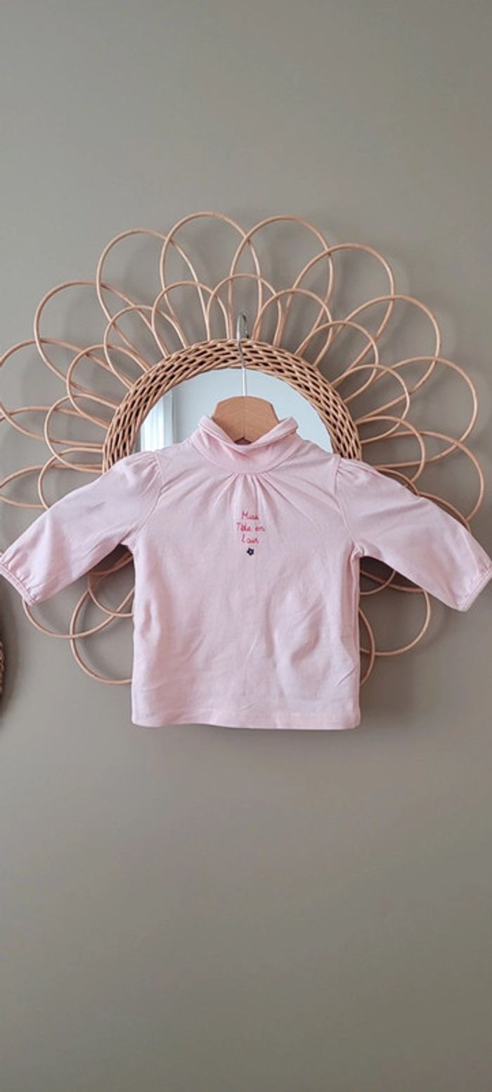 Sous-pull fille Gemo 6 mois
