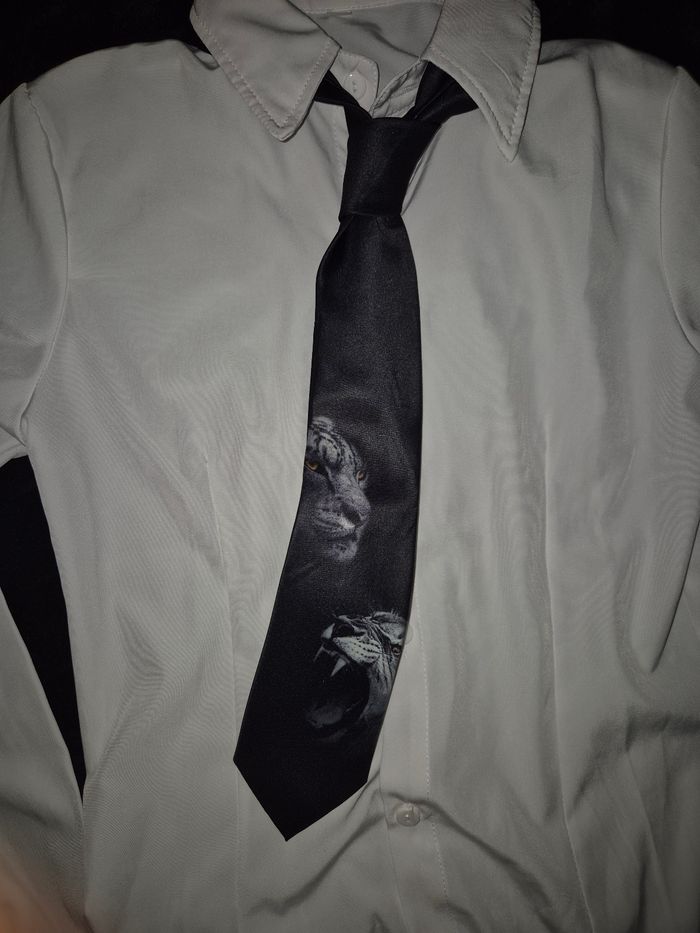 Cravate tigre blanc - photo numéro 10