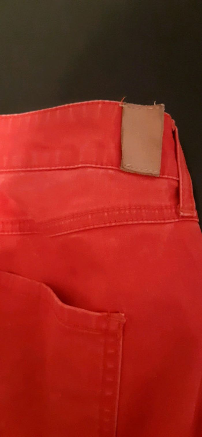 Jean rouge Mango - photo numéro 4