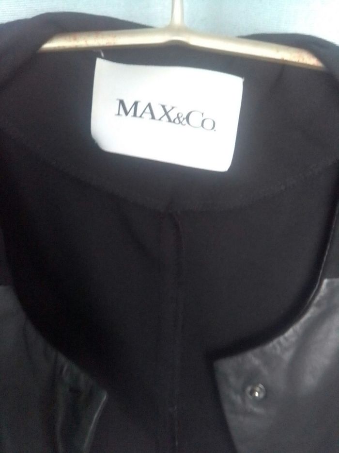 Veste en cuir et coton MAX & CO - photo numéro 5