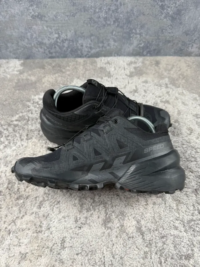 Salomon SpeedCross 6 - Trekking Shoes - Triple Black - photo numéro 7