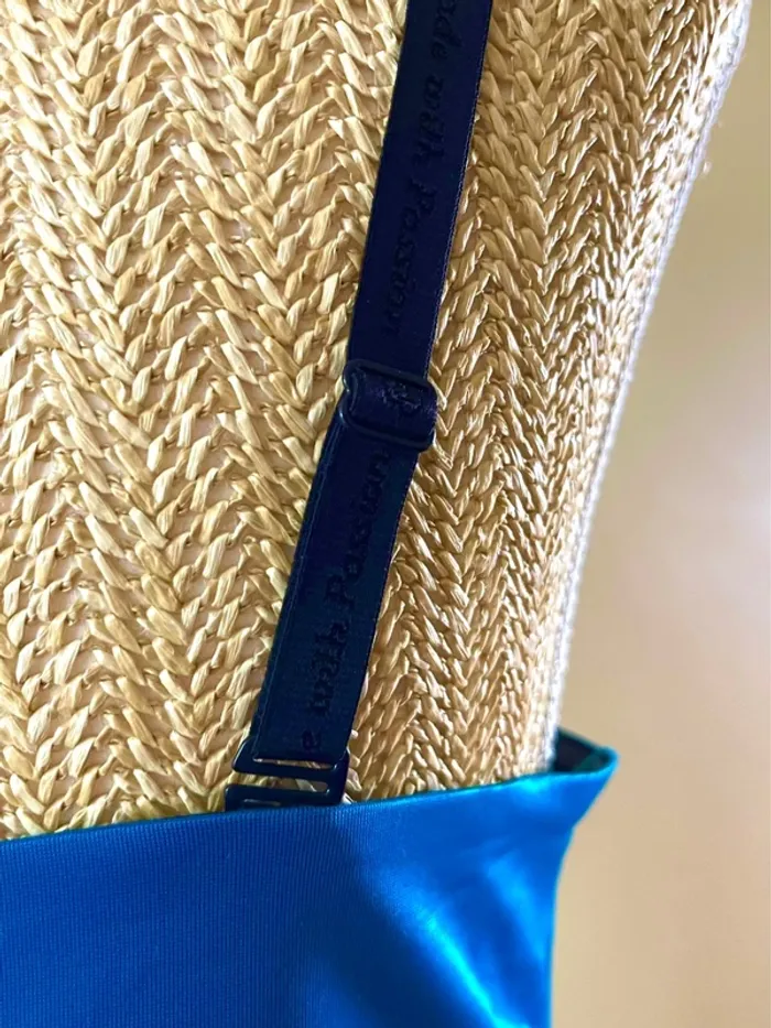 sublime Combinaison gainante Passionata bleu vif bretelles fines fond de robe sculptant - photo numéro 8