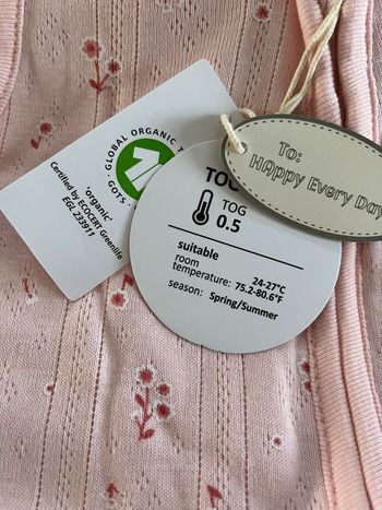 Turbulette été 3-6 mois rose