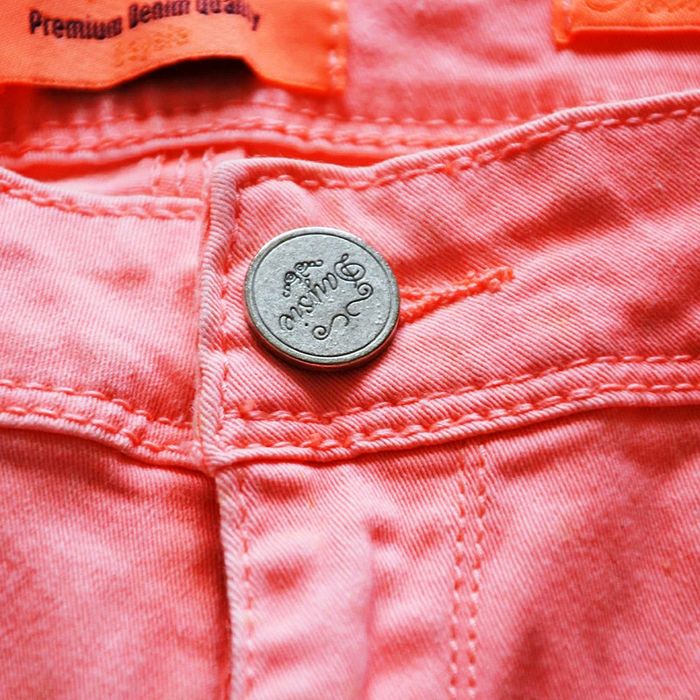 Daysie Denim Mini Short Jeans Rose Passion Femme Vintage Exclusive Collection (Taille 42) - photo numéro 8