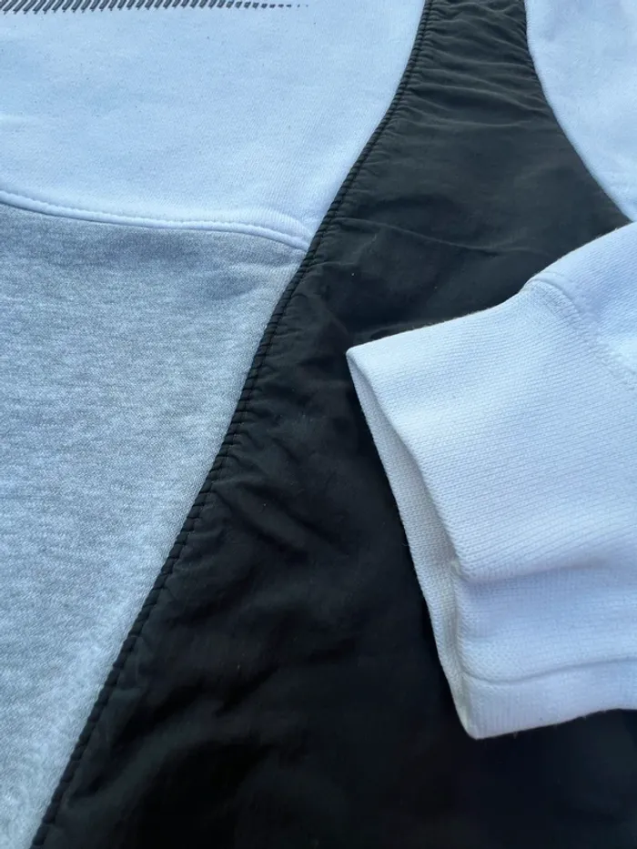 Pull Nike rétro blanc/noir taille S - photo numéro 4