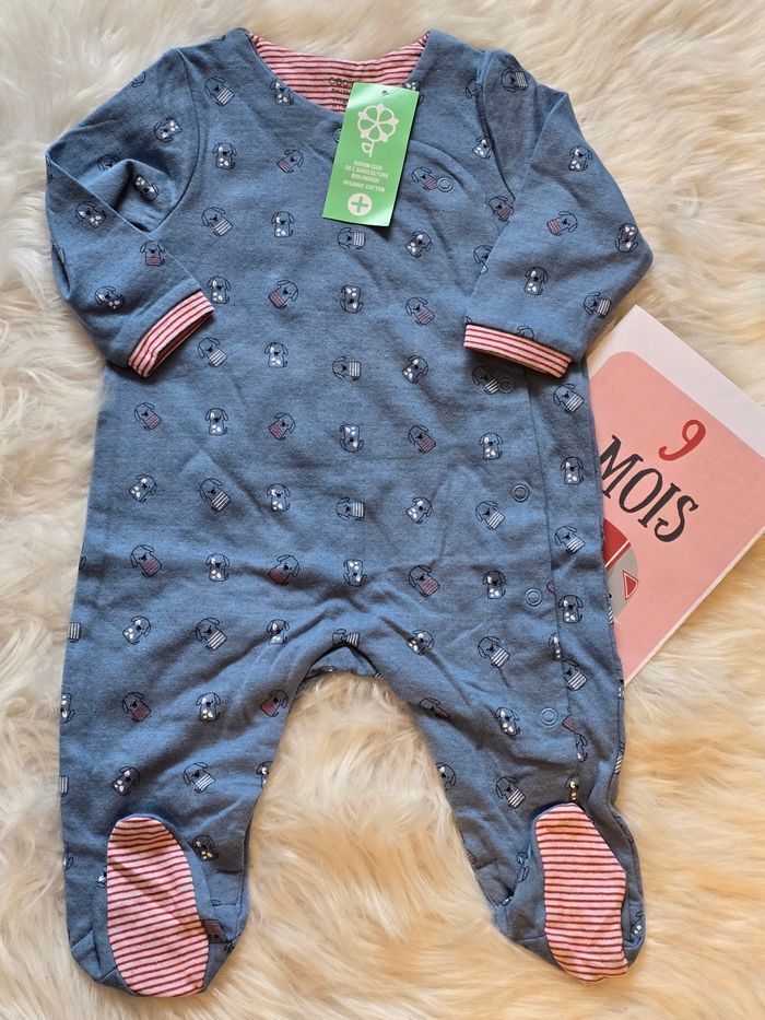 NEUF (non porté) 🏷💙😍🤩superbe pyjama 9 mois garçon 💙😍🤩(ferme)