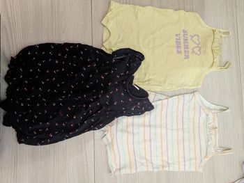 Lot vêtements été bébé fille