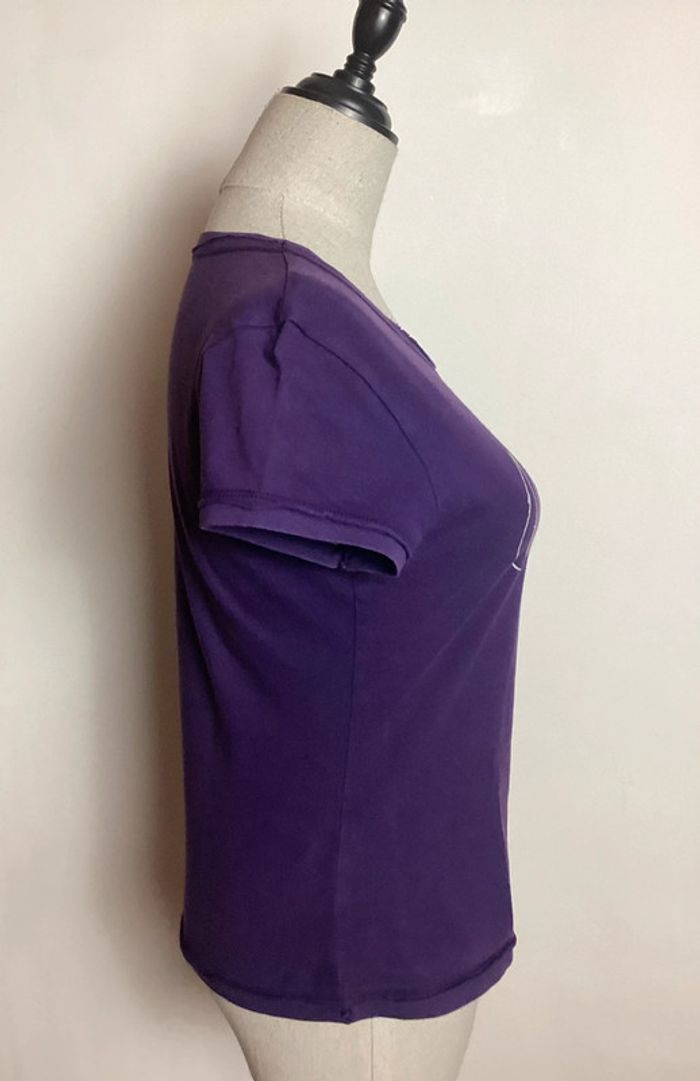 Teeshirt violet avec inscription 34 - photo numéro 4