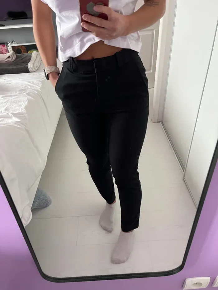 Pantalon costume noir - photo numéro 2