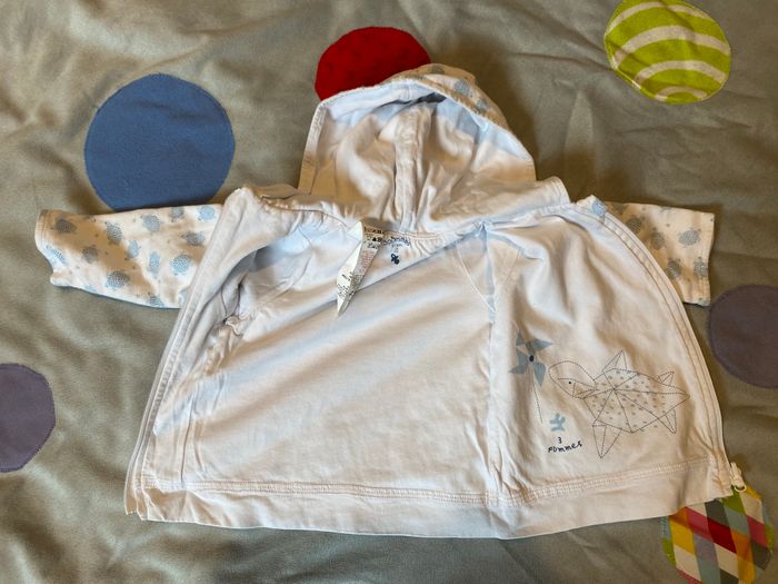 Joli gilet motif tortue 74cm - photo numéro 8