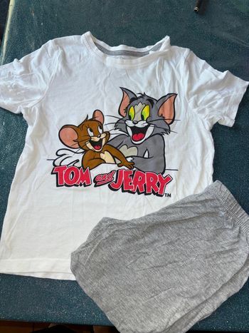 Pyjashort mixte t 4/6ans 110/116cm neuf tom&jerry