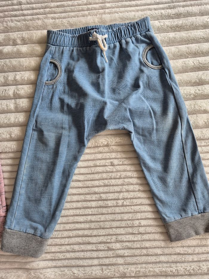6 pantalons/joggings/leggings fille 18 mois - photo numéro 2