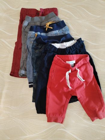Lot pantalons 6 mois