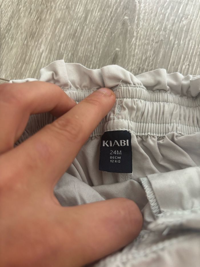 Short taille haute Kiabi bébé fille taille 24 m - photo numéro 3