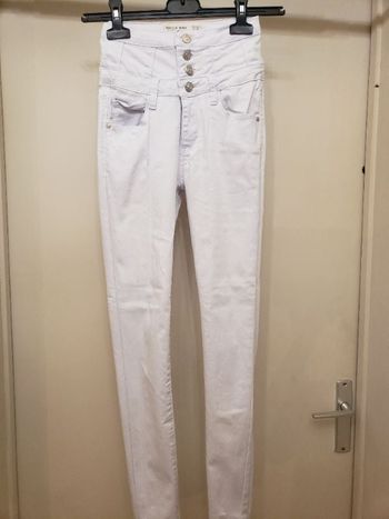 Jeans slim taille haute