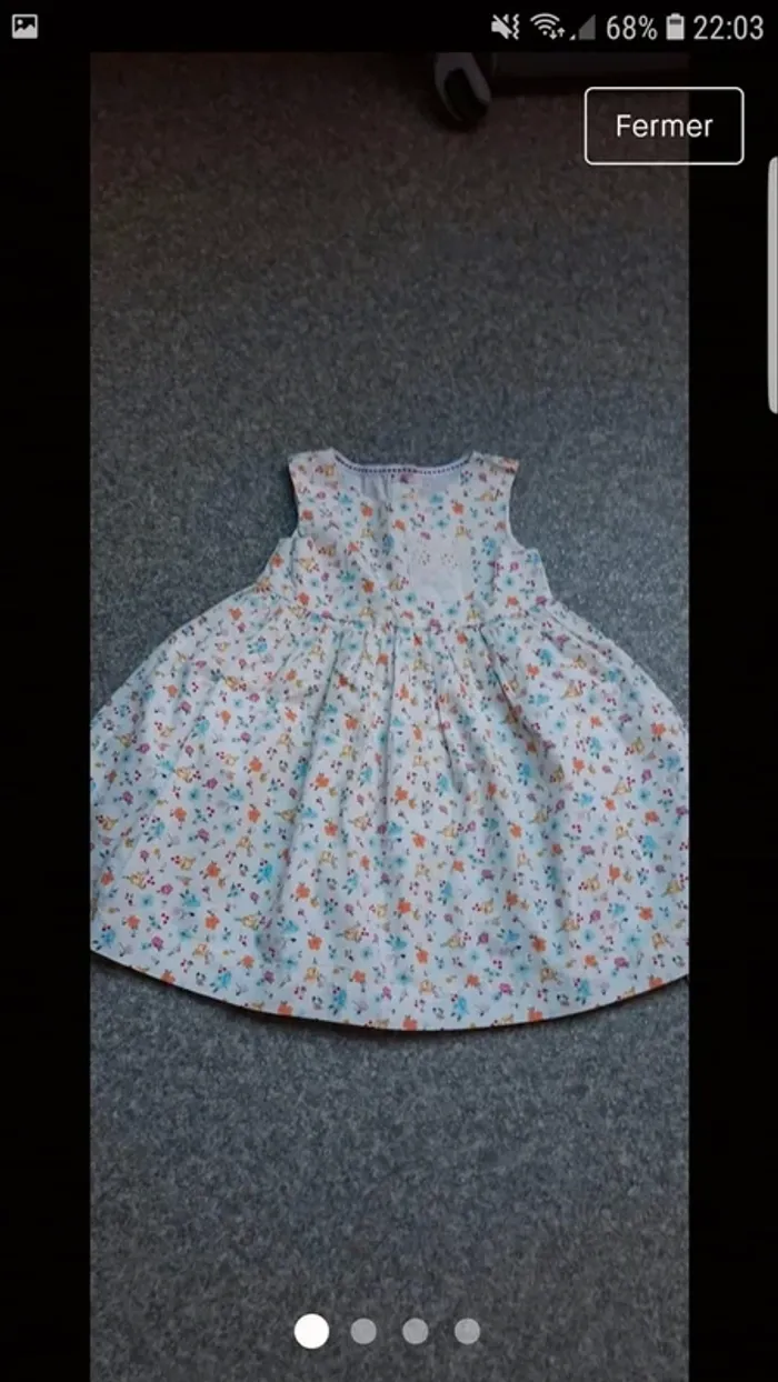 Robe 👗 neuve taille comme un 18/24 mois 
Marque Early day - photo numéro 2