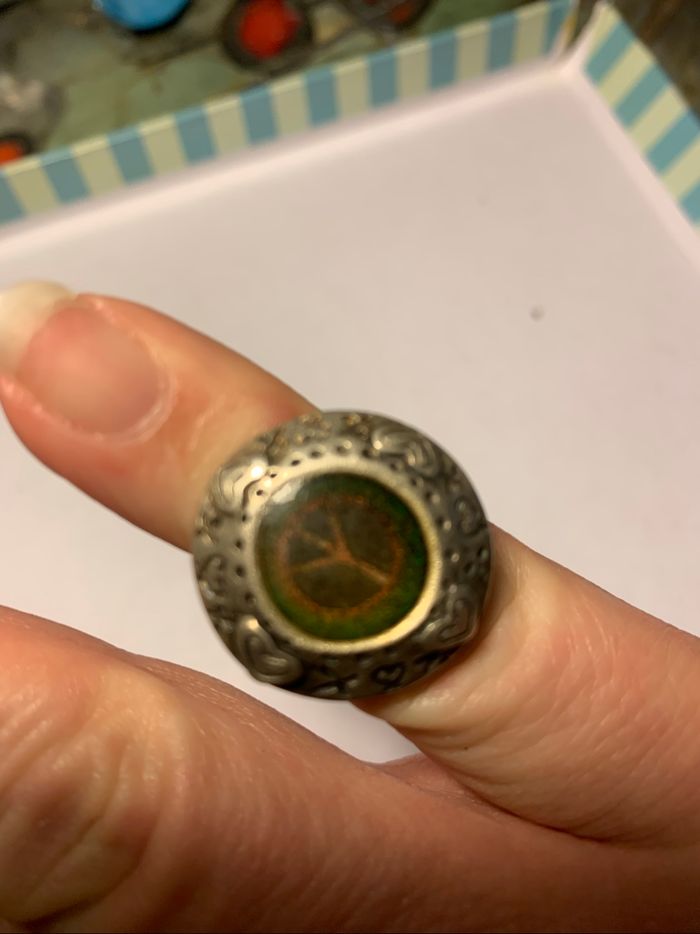 Bague rune Algiz