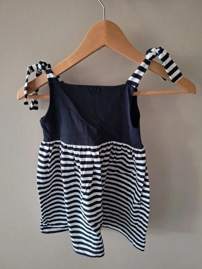 Robe à bretelles marinière neuve Cap au large 6 ans - photo numéro 3