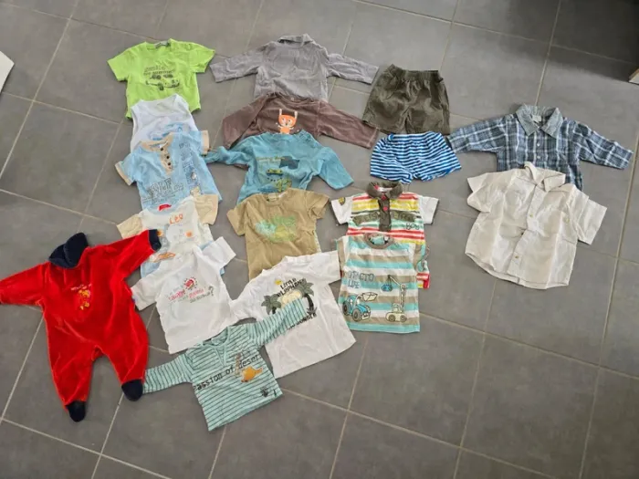 Gros lot vêtements 6 mois
