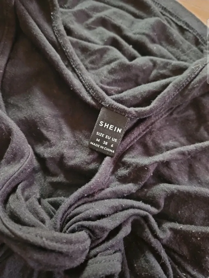 Robe de grossesse noire M shein - photo numéro 2