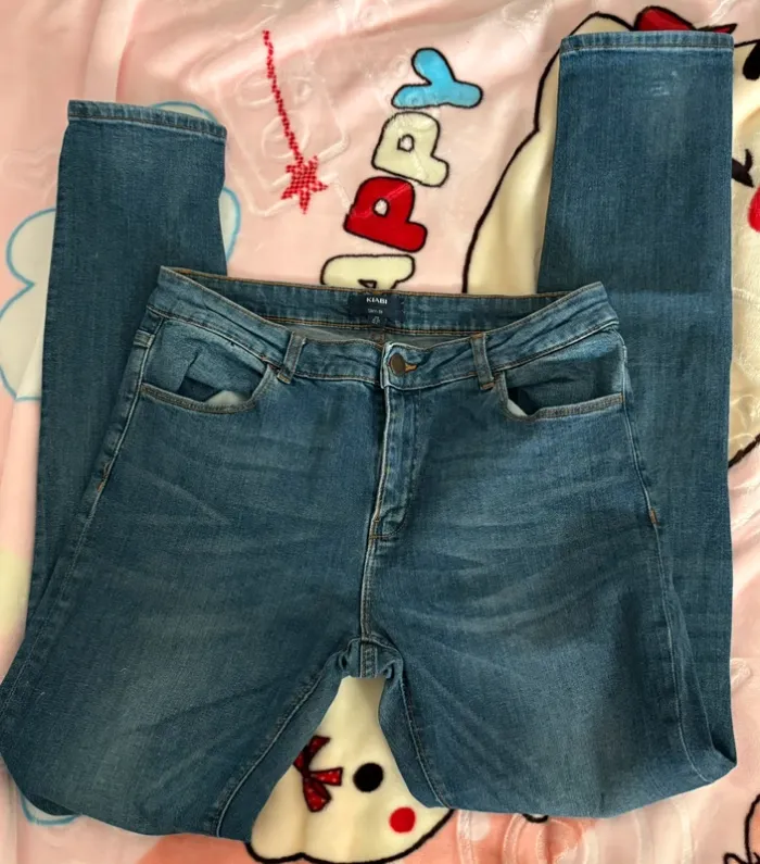Jeans slim bleu