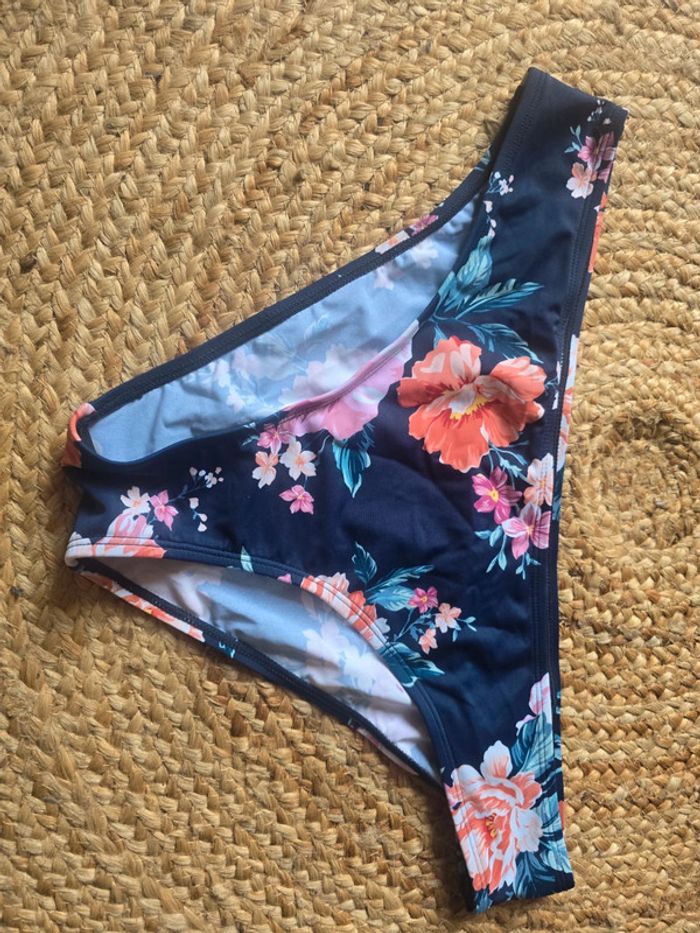 Bikini sublime fleurie style vintage taille xl neuf - photo numéro 3