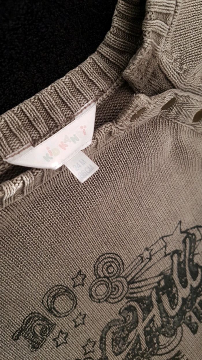 Pull beige 3 ans - photo numéro 3