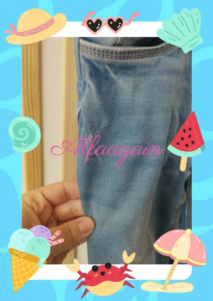 Salopette jean 8ans tao - photo numéro 8